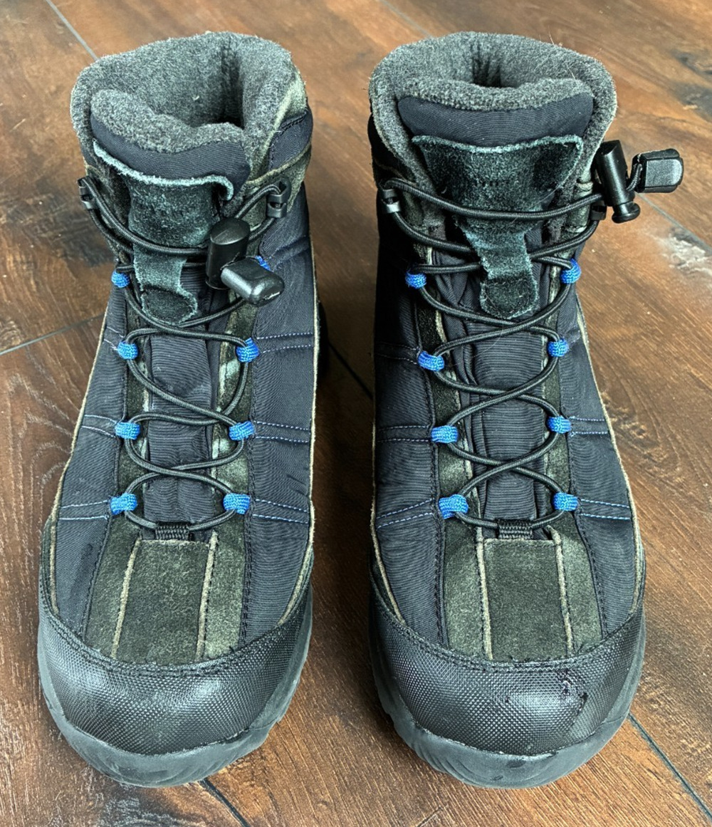 Lands End Extreme Squall Womens Snow Boots Black Waterproof Winter, Size 6B